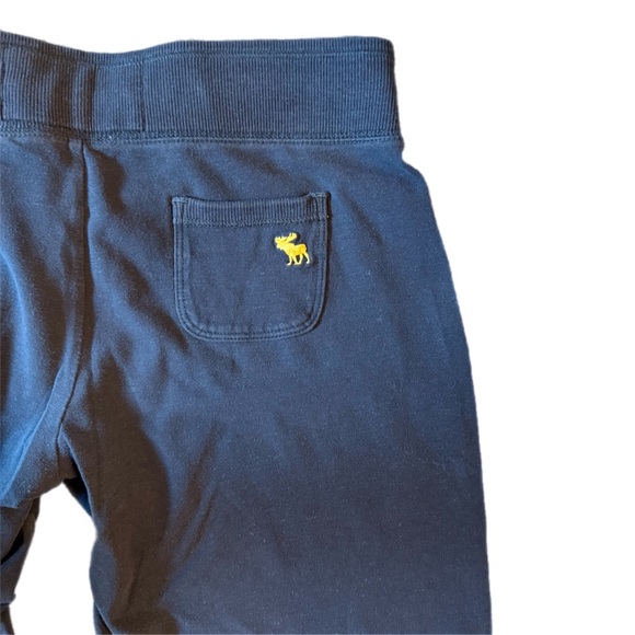 Abercrombie & Fitch Navy and Yellow Sweatpants - Picture 4 of 6